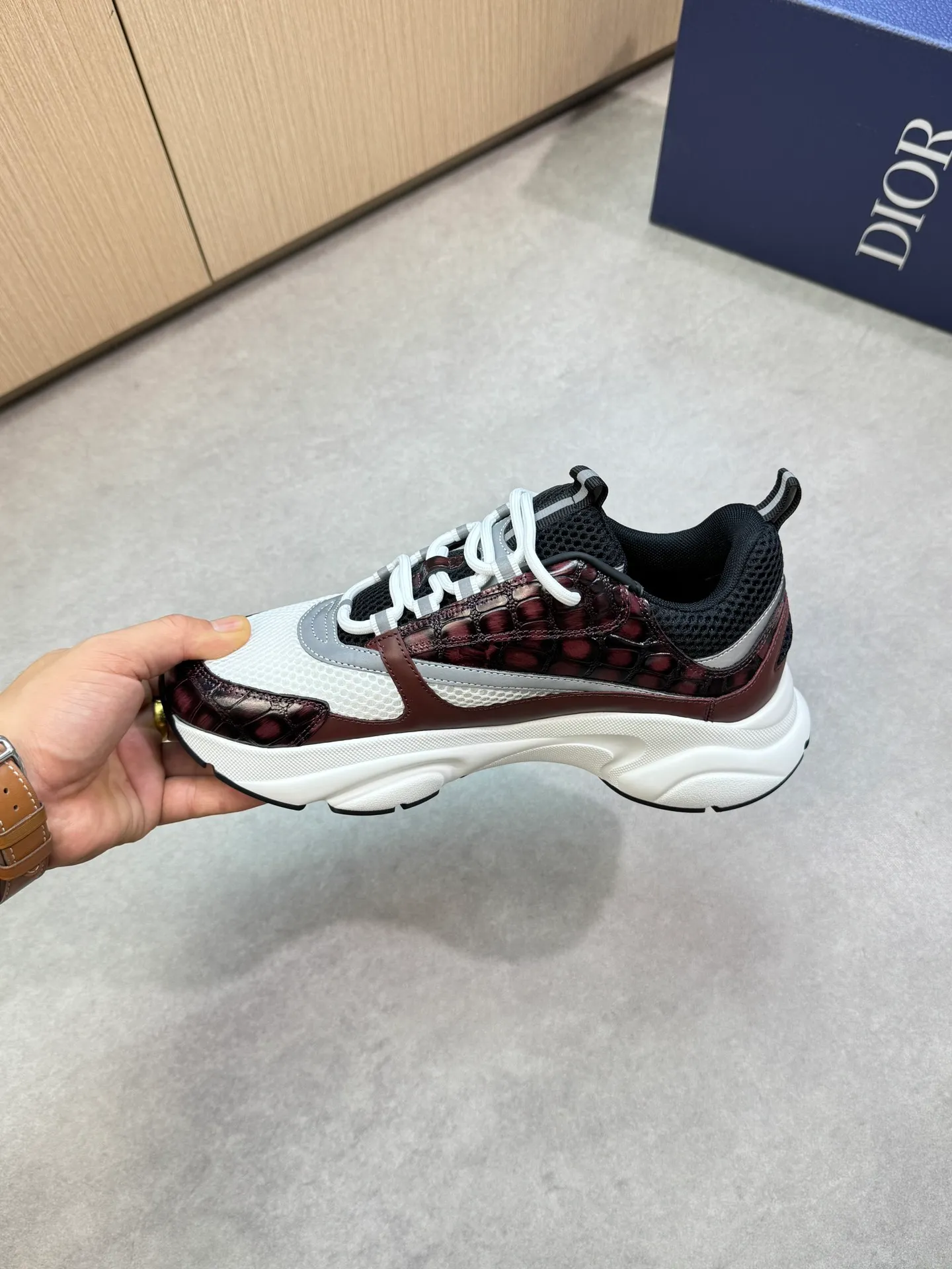 Factory price: 460💰[Dior] Dior - high-end quality original order 🔍🔍🔍 casual sports shoes - upper: 🔝 stone pattern calfskin, high silk mesh canvas, brand totem cloth, tongue and heel; reflective brand webbing - lining: brand canvas - original: ultra-light T men's shoes 💰U foam rubber; two-color molded outsole -Ultra-high quality control·Fine workmanship: highlighted (high-end·nobility·grade) -Size: 39-44 (38, 45, 46, 47, can be customized)·D9285